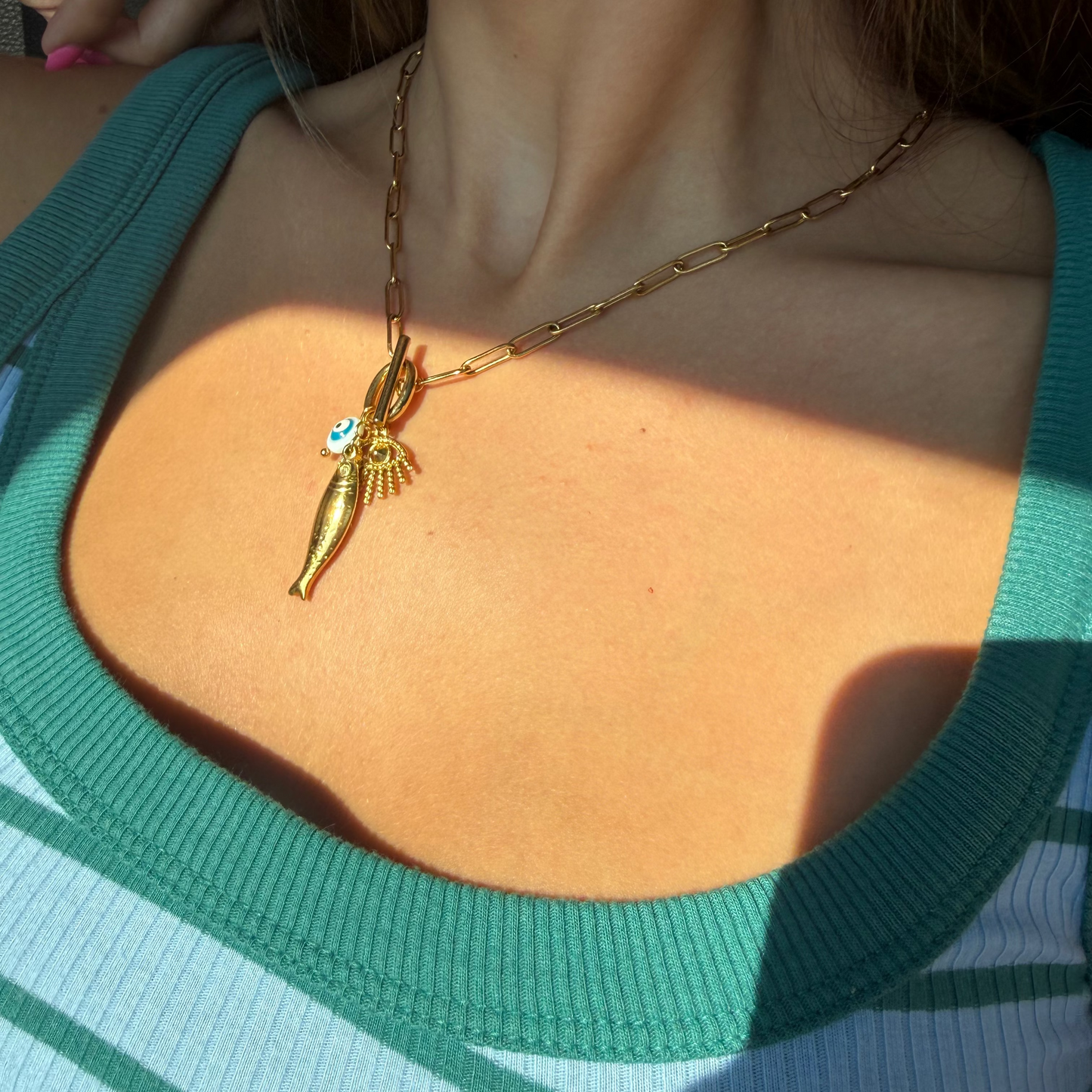Beach Babe Pendant Necklace