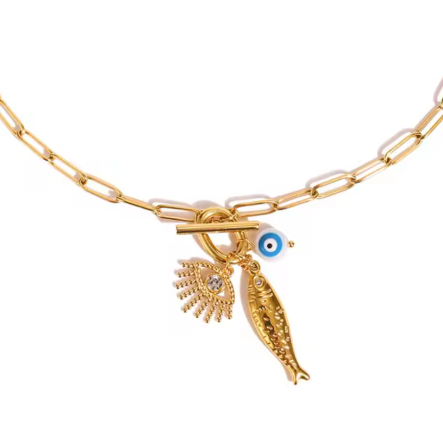 Beach Babe Pendant Necklace